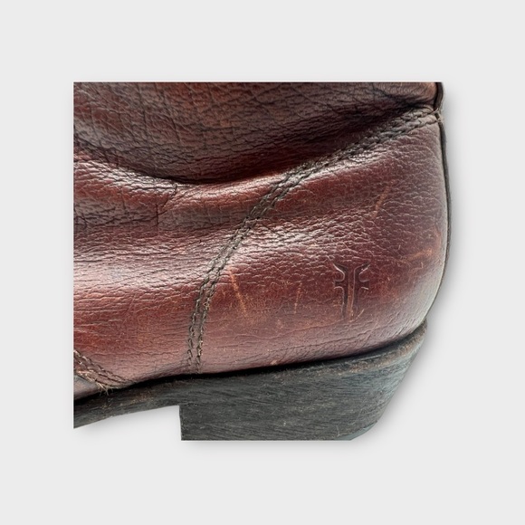 Frye Women’s Carson Roper Leather Boots Side Zip Size 9 Great Condition! Nice!! - Picture 7 of 9